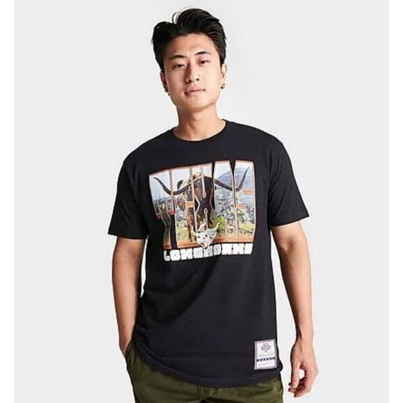 Mitchell & Ness Other - Texas Longhorns Graphic T-Shirt By Mitchell & Ness College Vault Black Size S